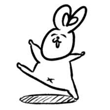 Happy rabbits sticker #12582300