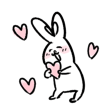 Happy rabbits sticker #12582301