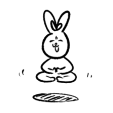 Happy rabbits sticker #12582302