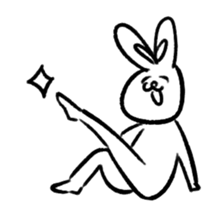 Happy rabbits sticker #12582303