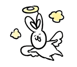 Happy rabbits sticker #12582305