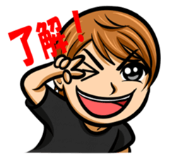 Maiden -based men's Toru -chan sticker #12582410