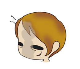 common girl stamp sticker #12582619