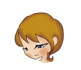 common girl stamp sticker #12582626