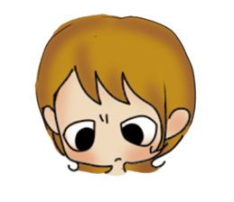 common girl stamp sticker #12582642