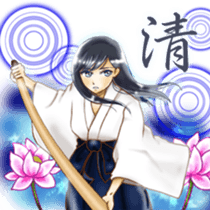 Rin of the person of calligraphy 2 sticker #12582934