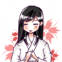 Rin of the person of calligraphy 2 sticker #12582965