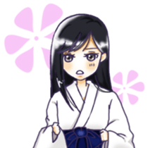 Rin of the person of calligraphy 2 sticker #12582966