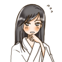 Rin of the person of calligraphy 2 sticker #12582967