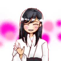 Rin of the person of calligraphy 2 sticker #12582968