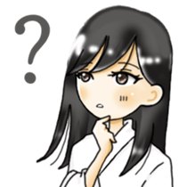 Rin of the person of calligraphy 2 sticker #12582969