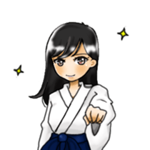 Rin of the person of calligraphy 2 sticker #12582970