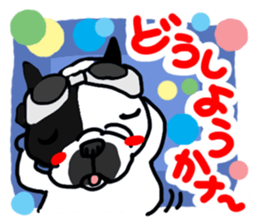 French bulldog family13 sticker #12583598