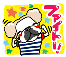 French bulldog family13 sticker #12583613