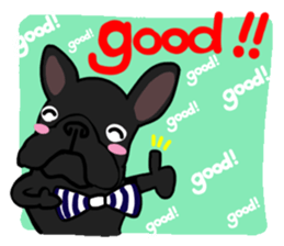 French bulldog family13 sticker #12583614