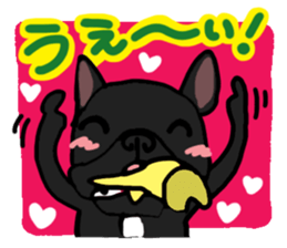 French bulldog family13 sticker #12583616