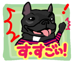 French bulldog family13 sticker #12583626