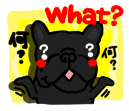 French bulldog family13 sticker #12583630