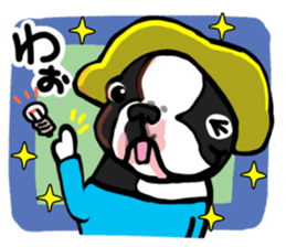 French bulldog family13 sticker #12583633