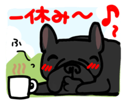 French bulldog family13 sticker #12583634