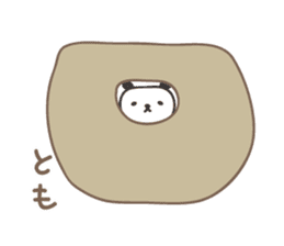 Cute panda sticker for Tomo sticker #12584438