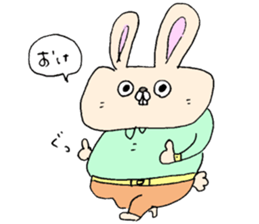 Suspenders and belt . The day-to-day . sticker #12584767