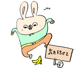 Suspenders and belt . The day-to-day . sticker #12584789