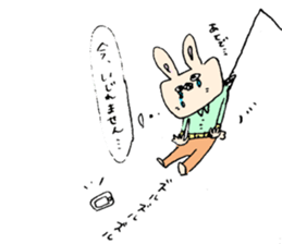 Suspenders and belt . The day-to-day . sticker #12584795