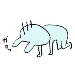 Suspenders and belt . The day-to-day . sticker #12584796