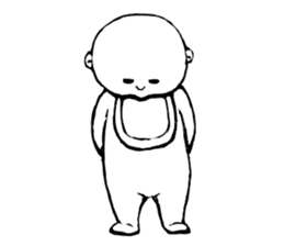 Impertinent baby sticker sticker #12584888
