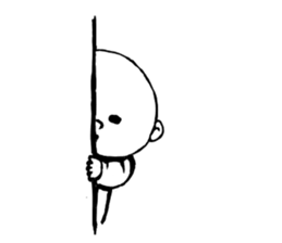 Impertinent baby sticker sticker #12584922