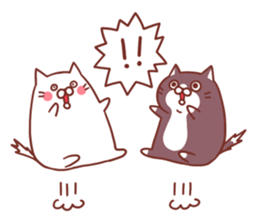 Twin cats nyansuke&kojiro~for Beginners~ sticker #12585323