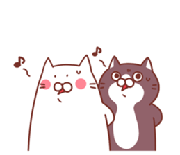 Twin cats nyansuke&kojiro~for Beginners~ sticker #12585333