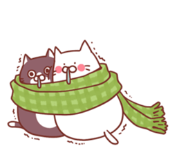 Twin cats nyansuke&kojiro~for Beginners~ sticker #12585341