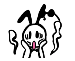 sunglass rabbit Mr.Sun (animation no.1) sticker #12585644