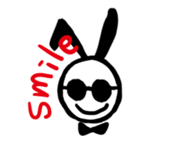 sunglass rabbit Mr.Sun (animation no.1) sticker #12585648
