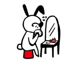 sunglass rabbit Mr.Sun (animation no.1) sticker #12585652