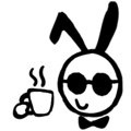 sunglass rabbit Mr.Sun (animation no.1)