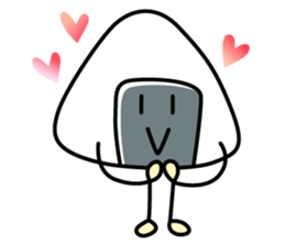 rice ball! sticker #12585822