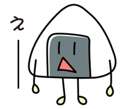 rice ball! sticker #12585829