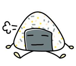 rice ball! sticker #12585839
