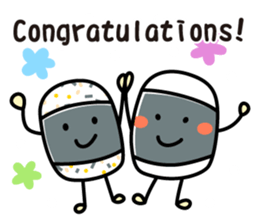 rice ball! sticker #12585852