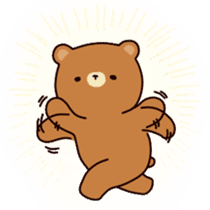 ooh aah bear 2 sticker #12587387