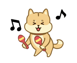 Moving! The Shibaken "HAPI" sticker #12588527