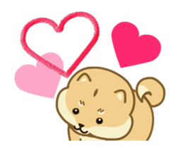 Moving! The Shibaken "HAPI" sticker #12588543