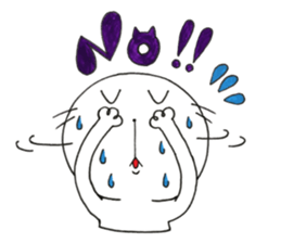 Notch is cat !! sticker #12588551