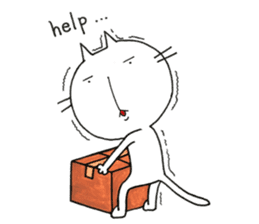 Notch is cat !! sticker #12588567