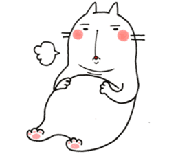 Notch is cat !! sticker #12588576