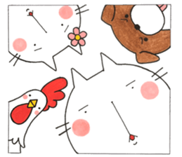 Notch is cat !! sticker #12588577