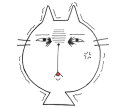 Notch is cat !! sticker #12588583